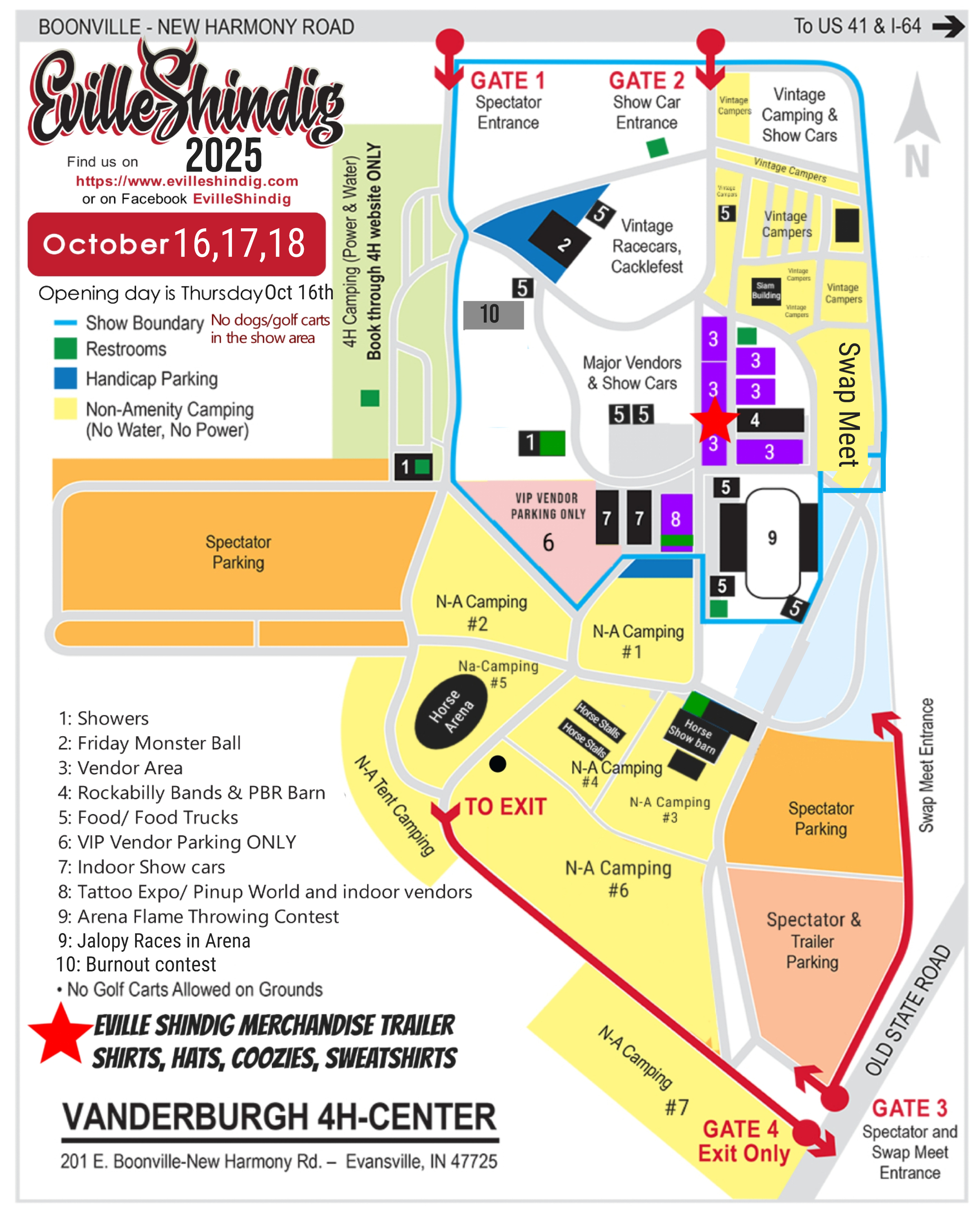 Shindig Map 2025 Shindig Map 2025